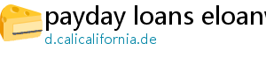 payday loans eloanwarehouse